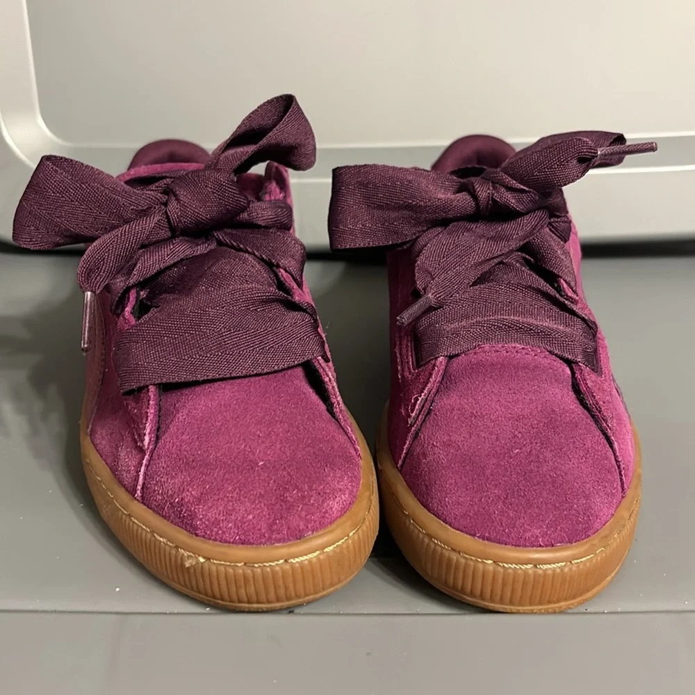 Puma Suede Heart Dark Purple